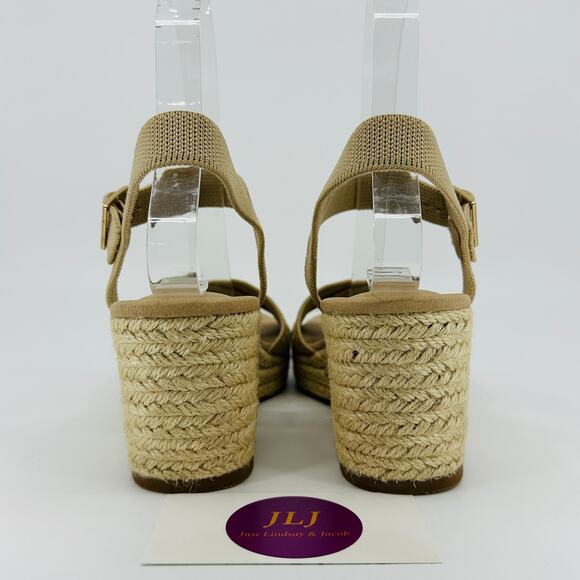 Vivaia Women's Sally Pro Espadrille Wedge Sandals Almond Size 36 EU/ 5.5-6 US - Picture 6 of 11